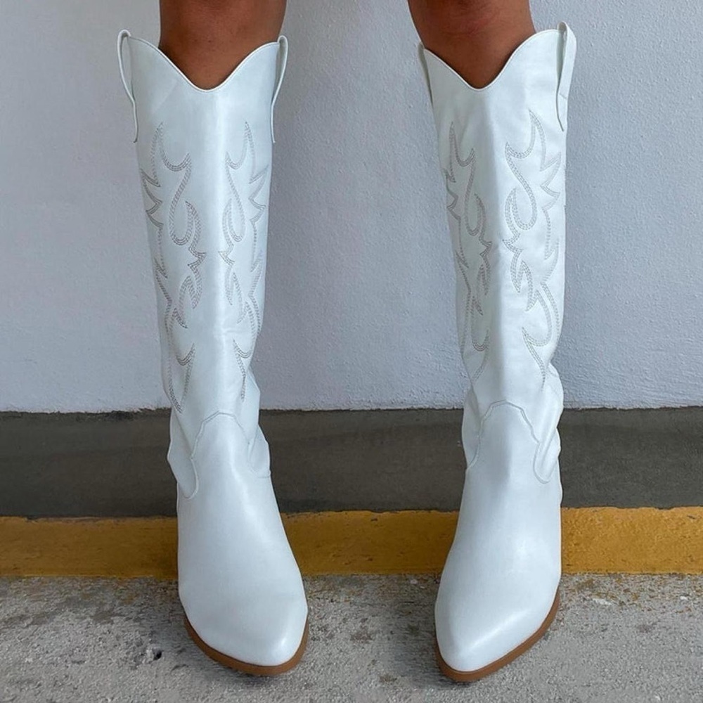 white boots